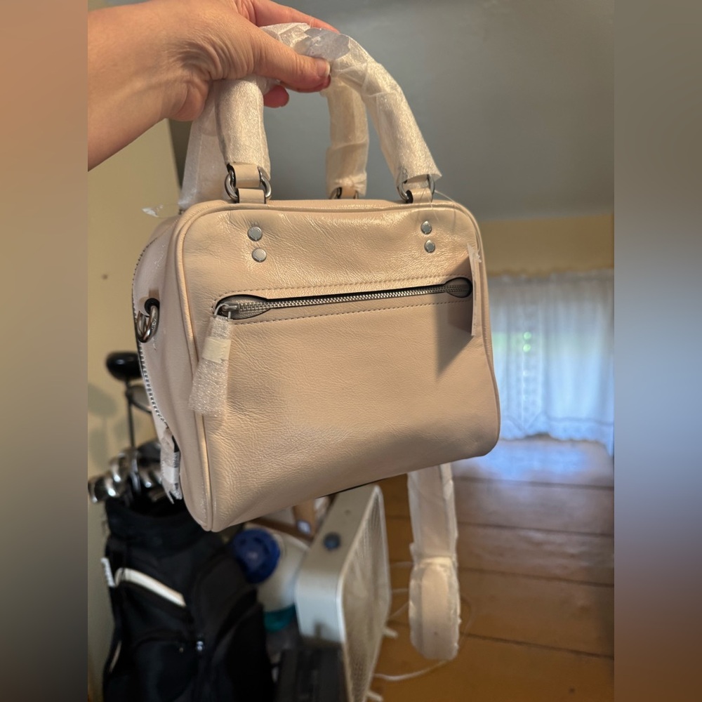 New With Tags- Coach Cube Rogue in White Patent Leather - Picture 11 of 14